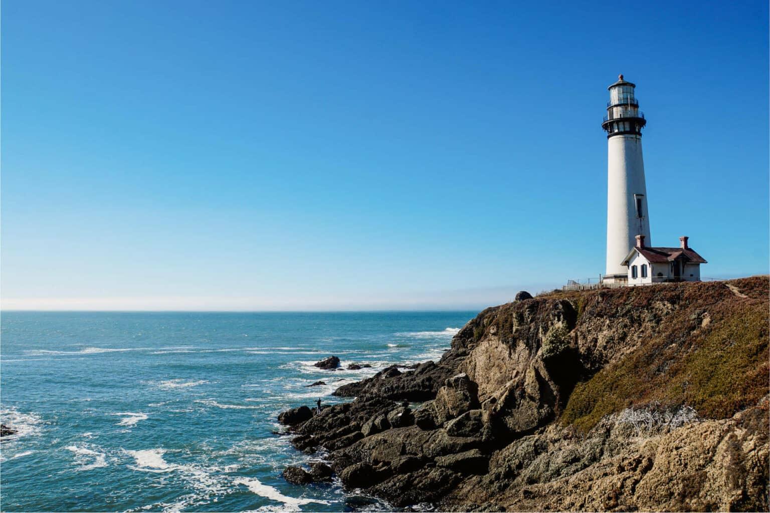 An insider tip for those traveling outside of San Francisco: the Pigeon Point Lighthouse stands beautifully on the coast.