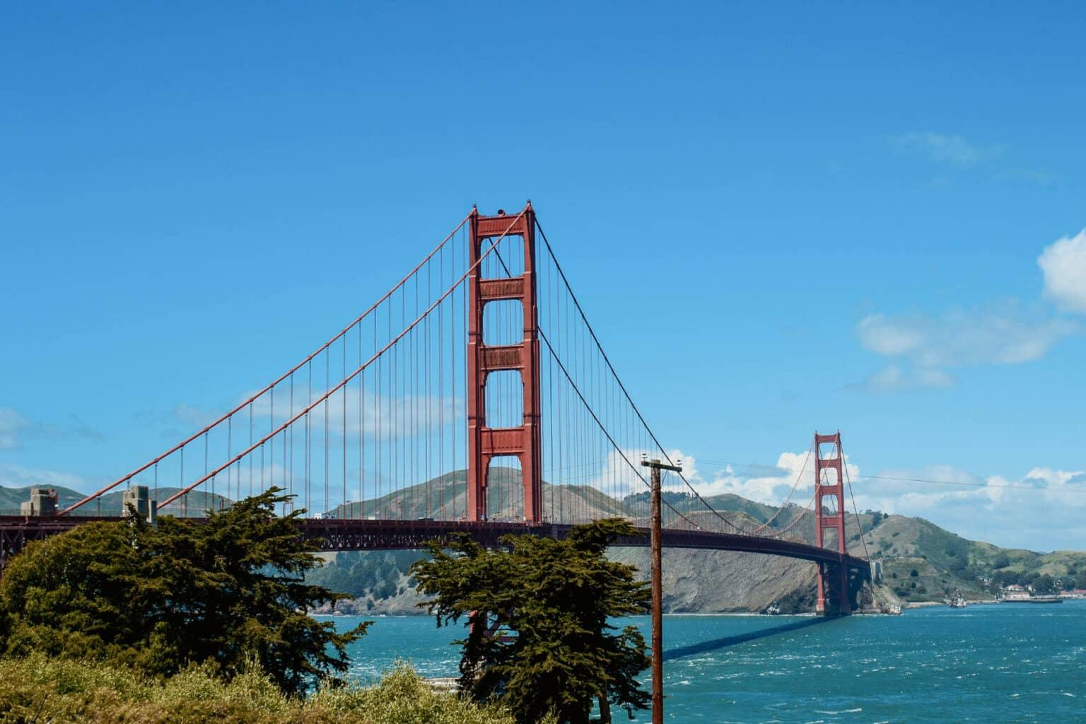 The iconic Golden Gate Bridge is a must-see attraction in San Francisco.
