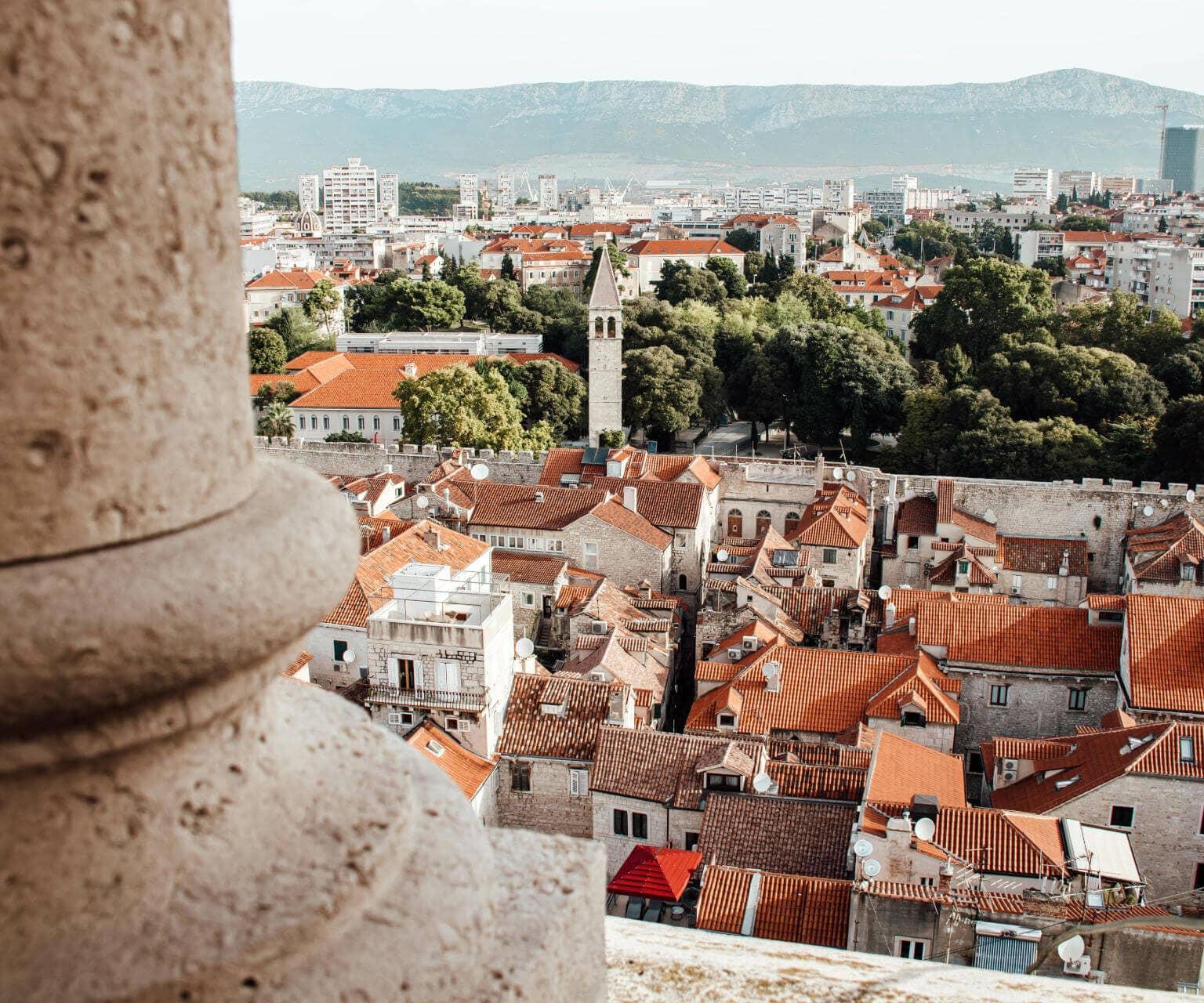 Desde el campanario de la catedral se tiene una hermosa vista sobre la ciudad.