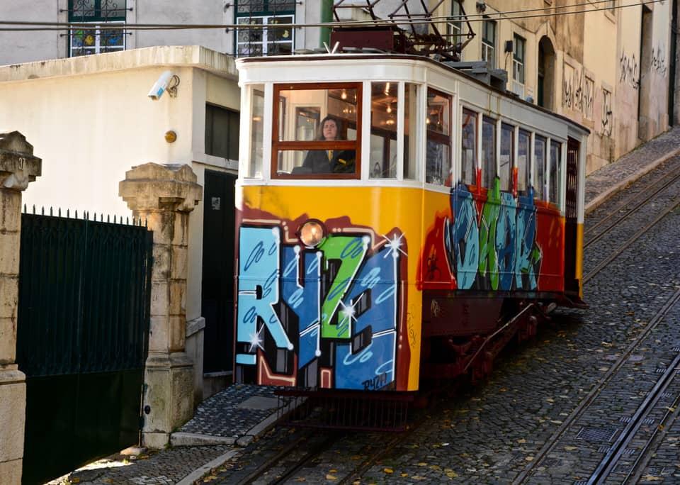 Elevator in Lisbon