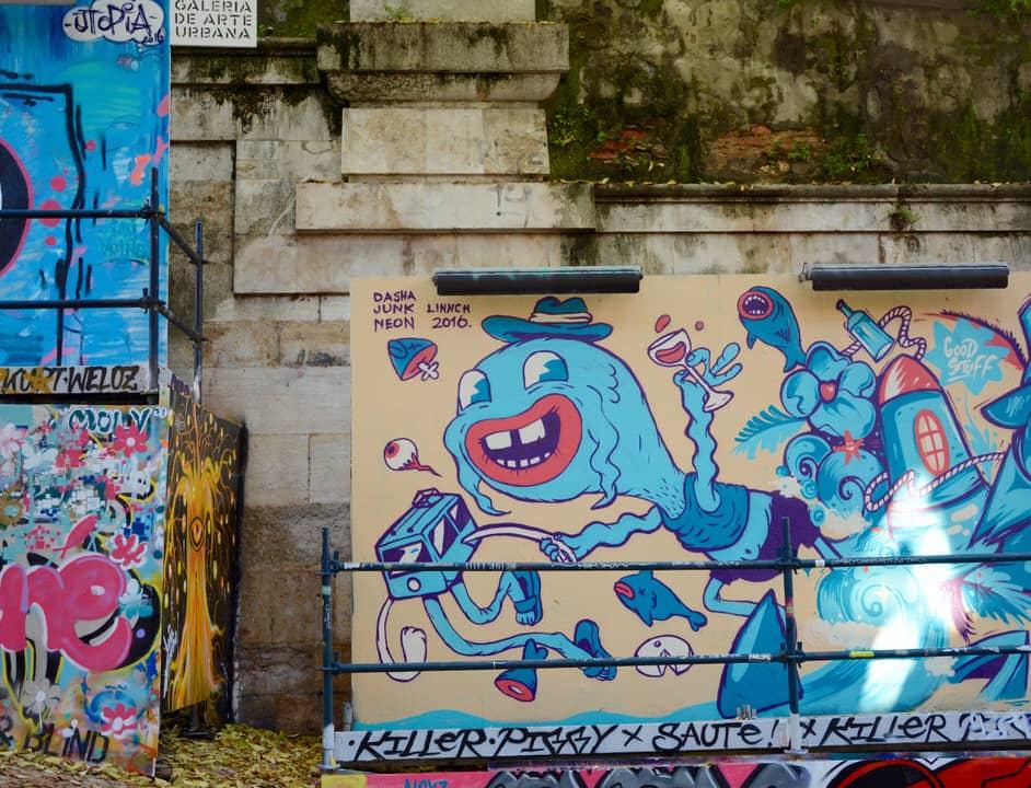 City trip Lisbon Urban Art Gallery