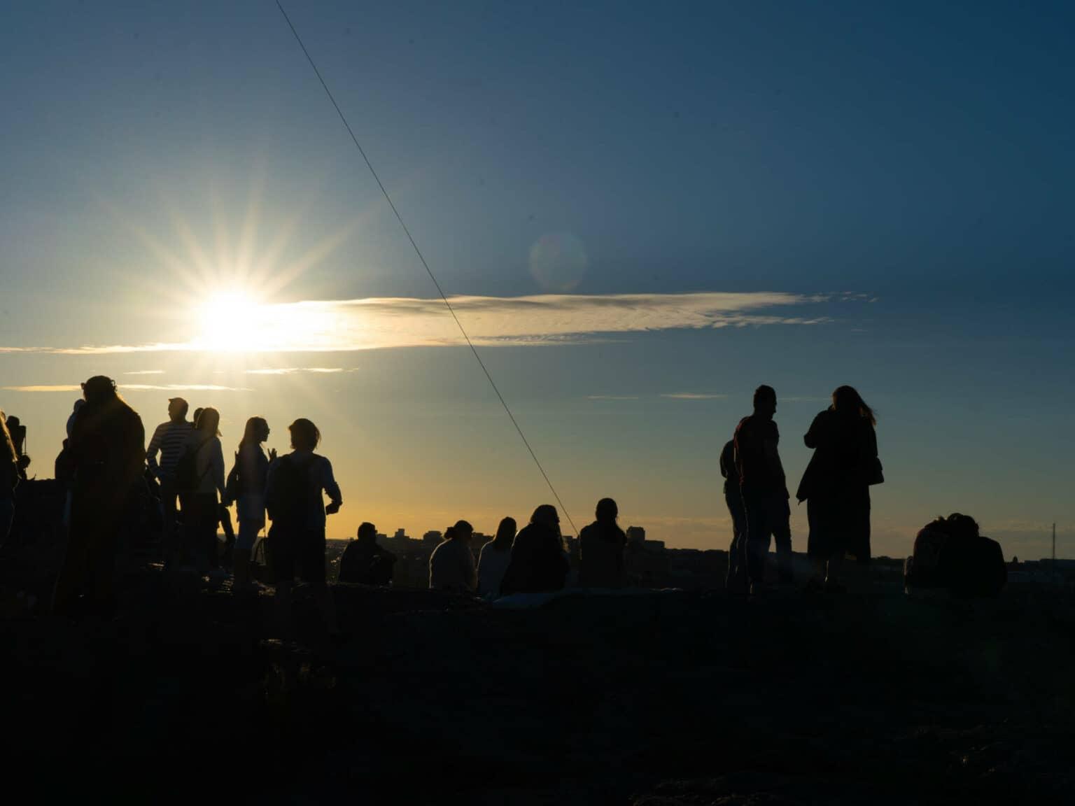 Sunset view over the city of Stockholm for every Sweden lover.