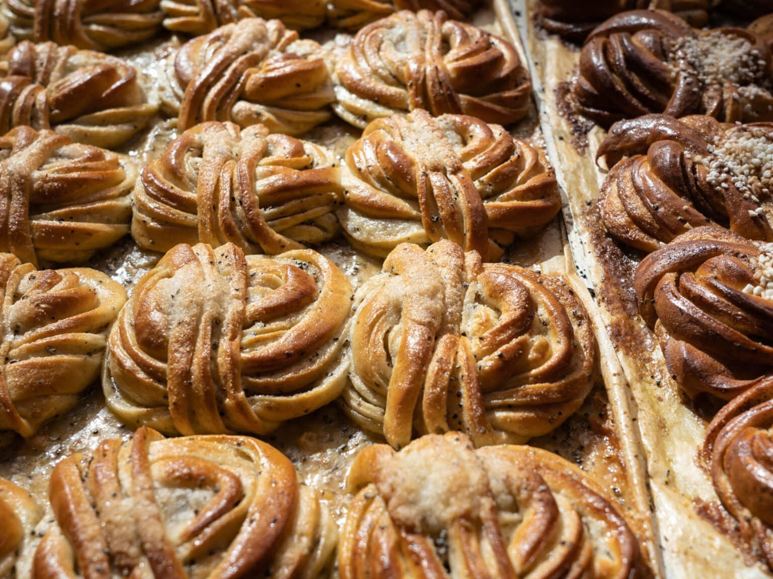 The best cinnamon rolls can be found at the Fabrique bakery in Stockholm.