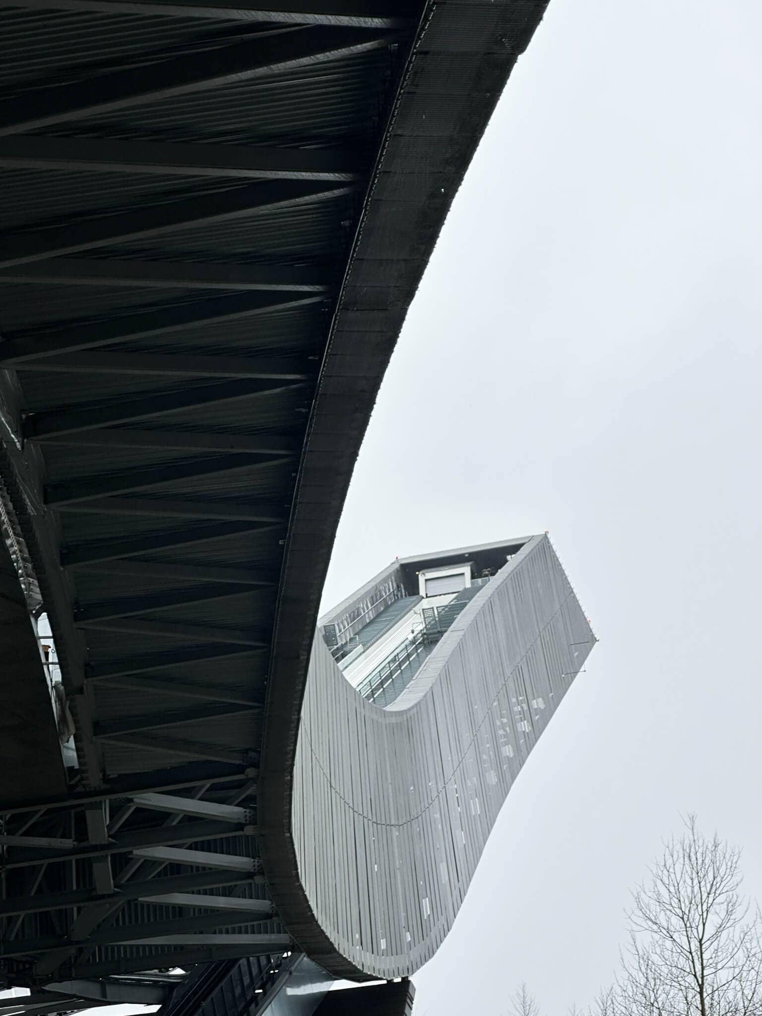 The Holmenkollen ski jump in Oslo
