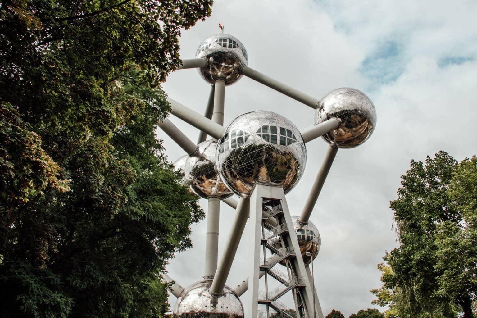 The Atomium is one of the top 10 attractions in Brussels.