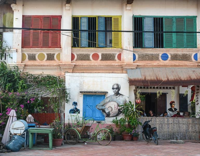 Travellers Insight Travel Blog Travel Tips Cambodia Kampot Colonial House Street Art