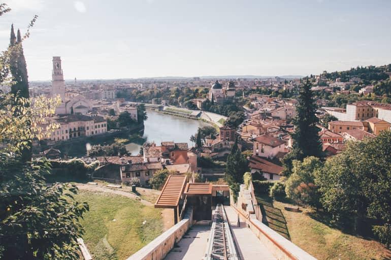 Teleférico Castel San Pietro en Verona