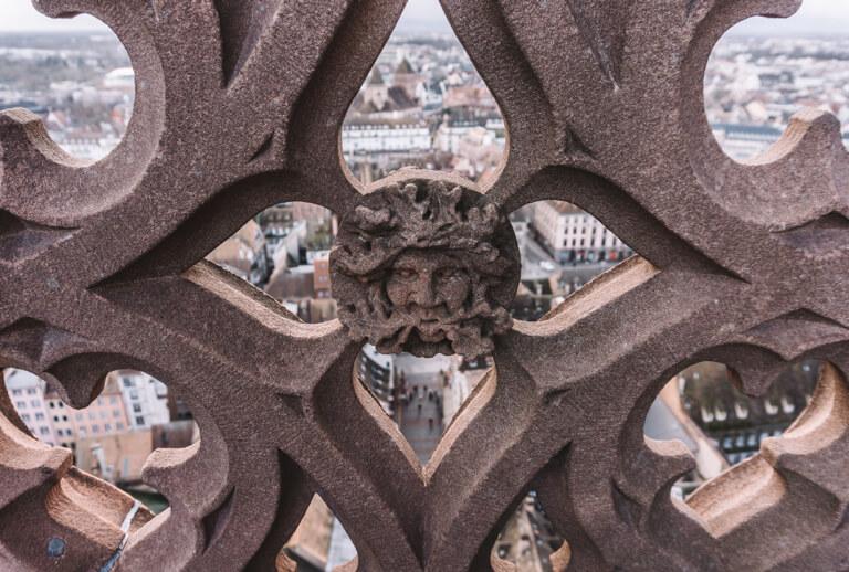 Strassburg Sehenswuerdigkeiten Liebfrauenmuenster Panorama Terrasse