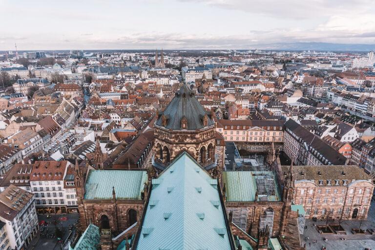 Strassburger Muenster Aussicht