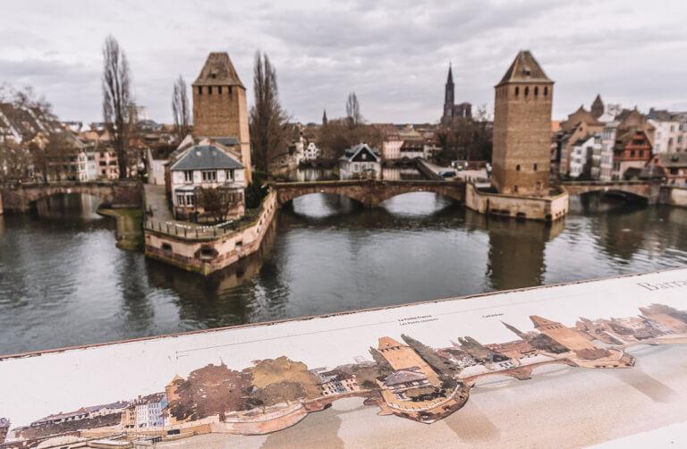 Strassburg Sehenswuerdigkeiten Barrage Vauban Panoramaterrasse