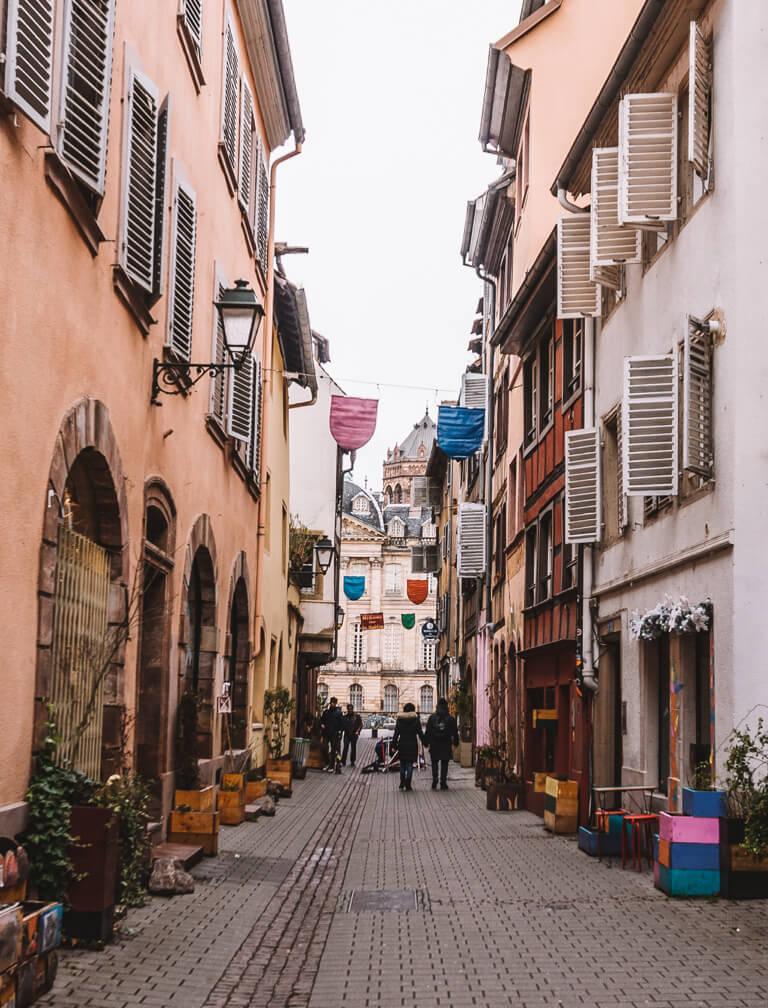 Rue Sainte Madeleine Elsass Strassburg