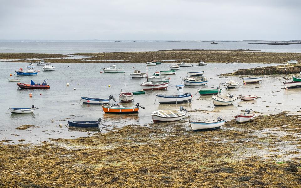 Île De Molene Ebbe Fischerboote